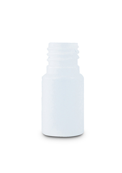 round, 10 ml, HDPE, transparent