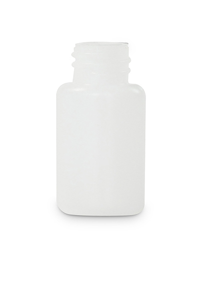 oval, 10 ml, HDPE, transparent